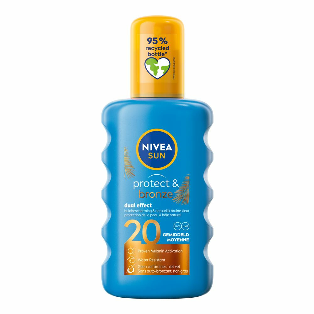 Nivea Sun Protect & Bronze Zonnespray SPF 20200 ml