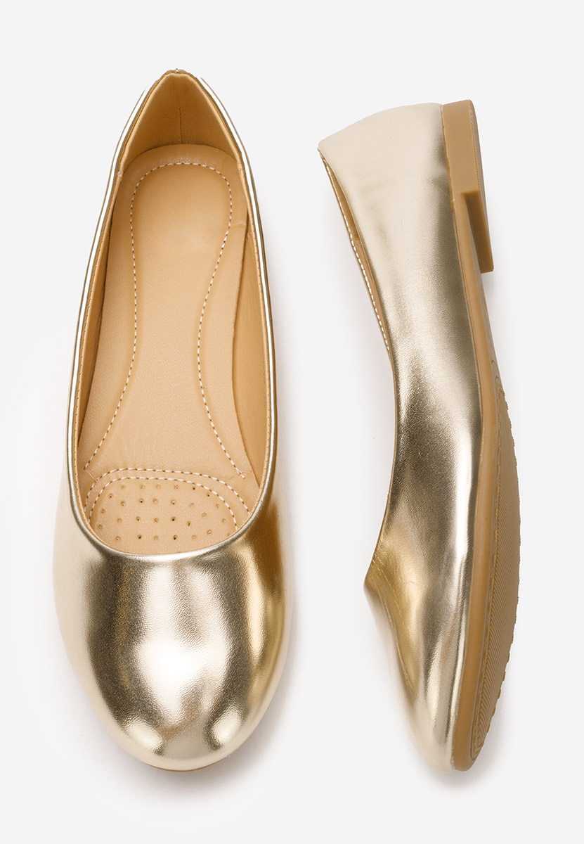 Ballerines femme dorées Talicia