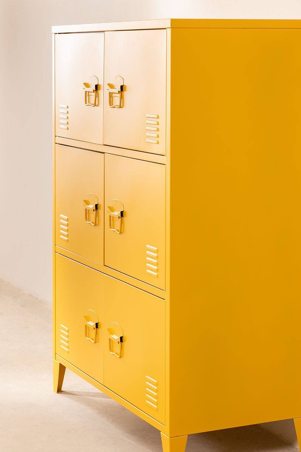 sklum.com 6-türiger Stahl-pohpli-spind-schrank