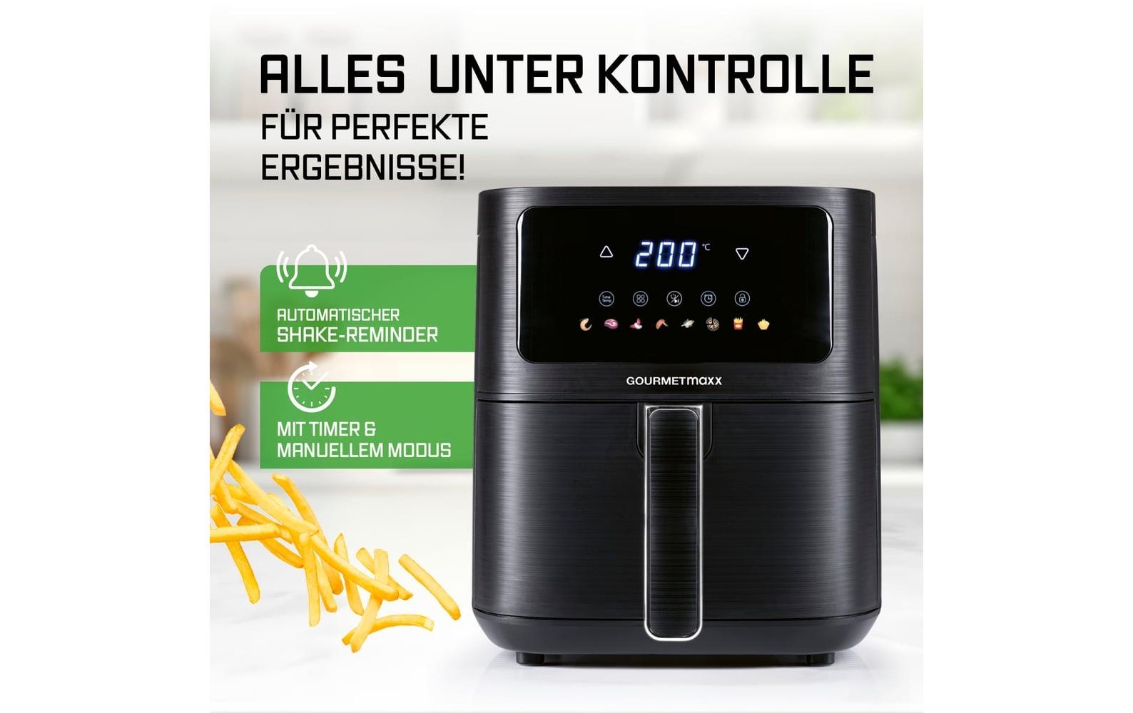 GOURMETmaxx Heissluftfritteuse »AirGenius S 4,5 l« 1500 W