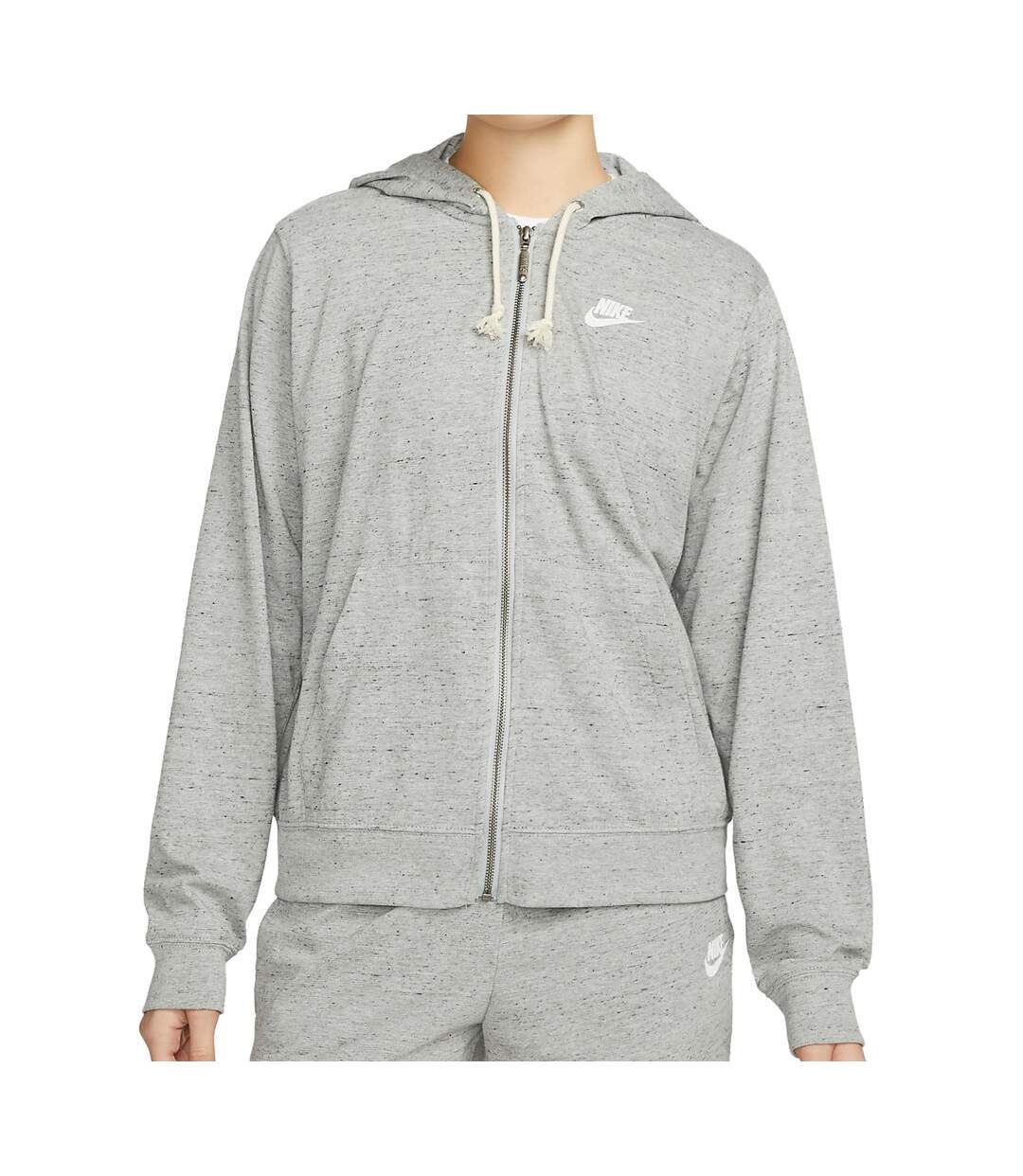 Sweat à capuche Gris Femme Nike Gym Vintage