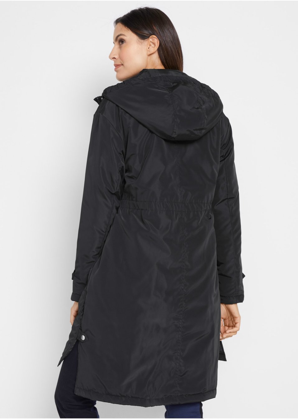 Veste à capuche de coupe large, légèrement rembourrée