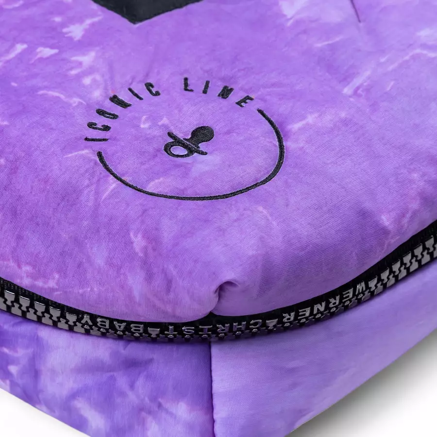 Werner Christ Baby Lammfellfußsack OSLO ICONIC LINE Batik-Violet
