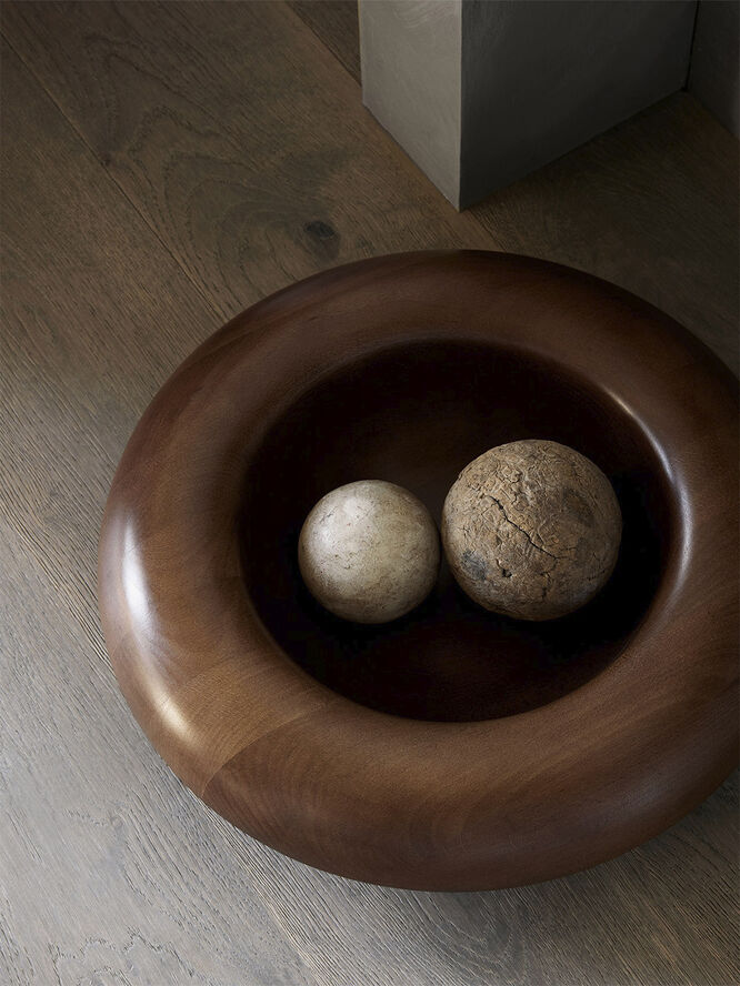 Audo Copenhagen Rond Bowl, H12,5, Wood