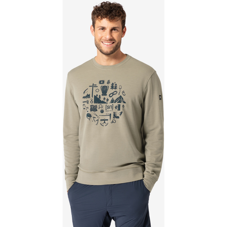 Super.Natural Herren Well Equipped Crew Pullover