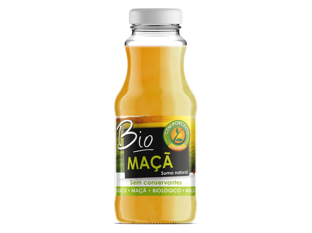 SUMO CEM PORCENTO BIO NATURAL DE MAÇÃ 200ML