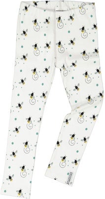 Geggamoja Bees Leggings, White