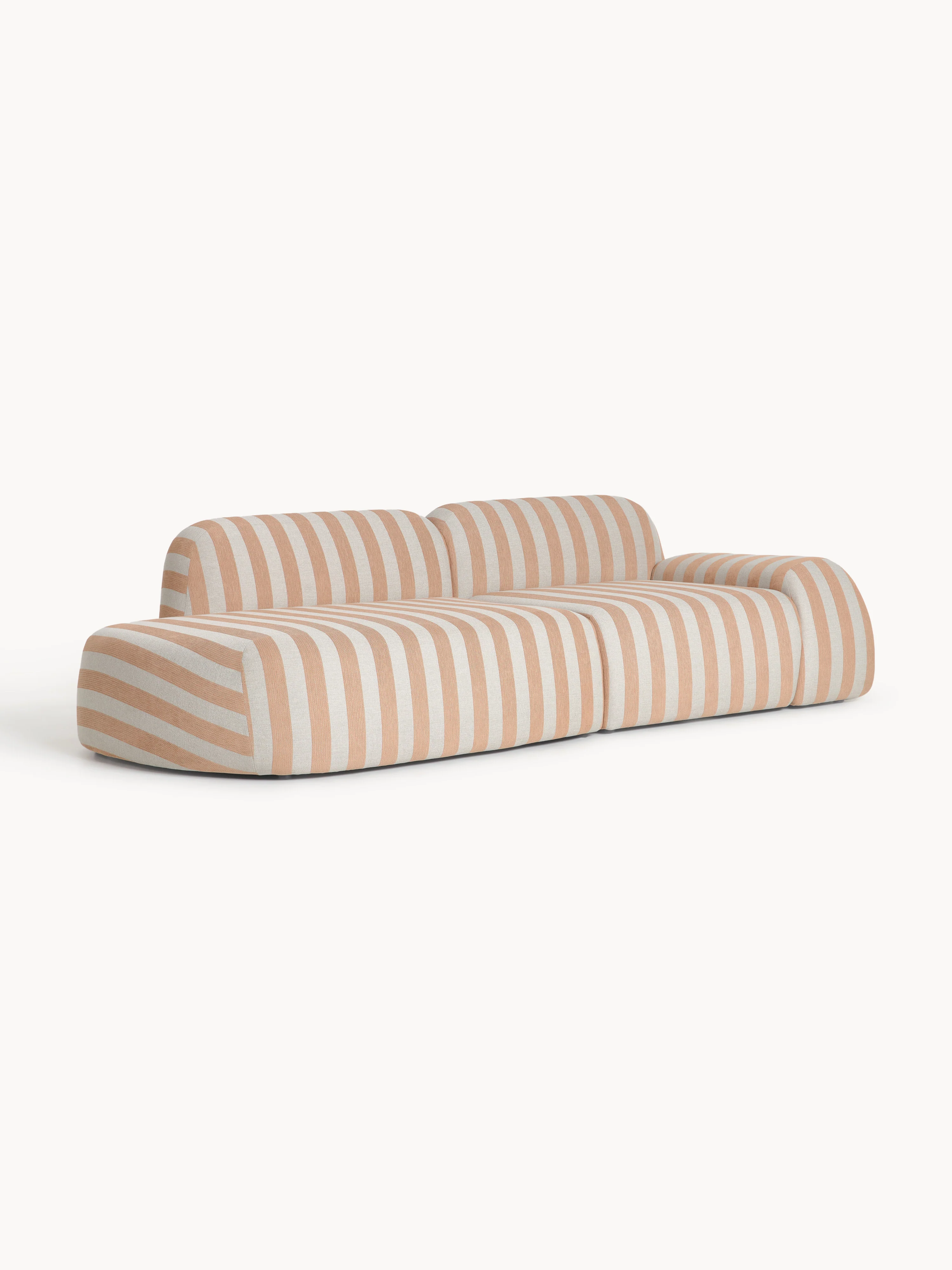 Modulaire teddy chaise longue Wolke (3-zits)