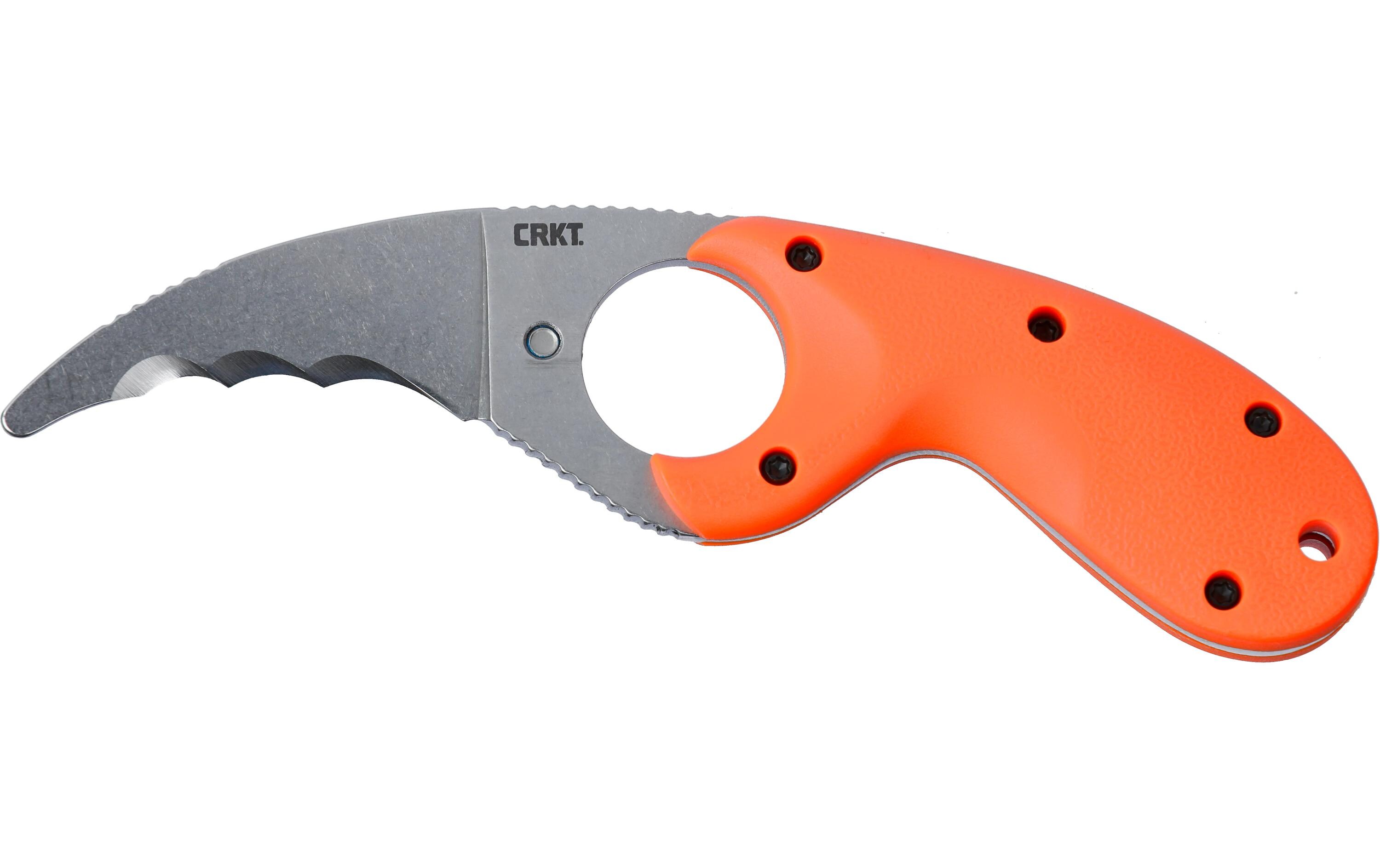 Taschenmesser Bear Claw Fixed OrangeCRKT 2511ER Kampf-/Taktikmesser Claw Überlebensmesser
