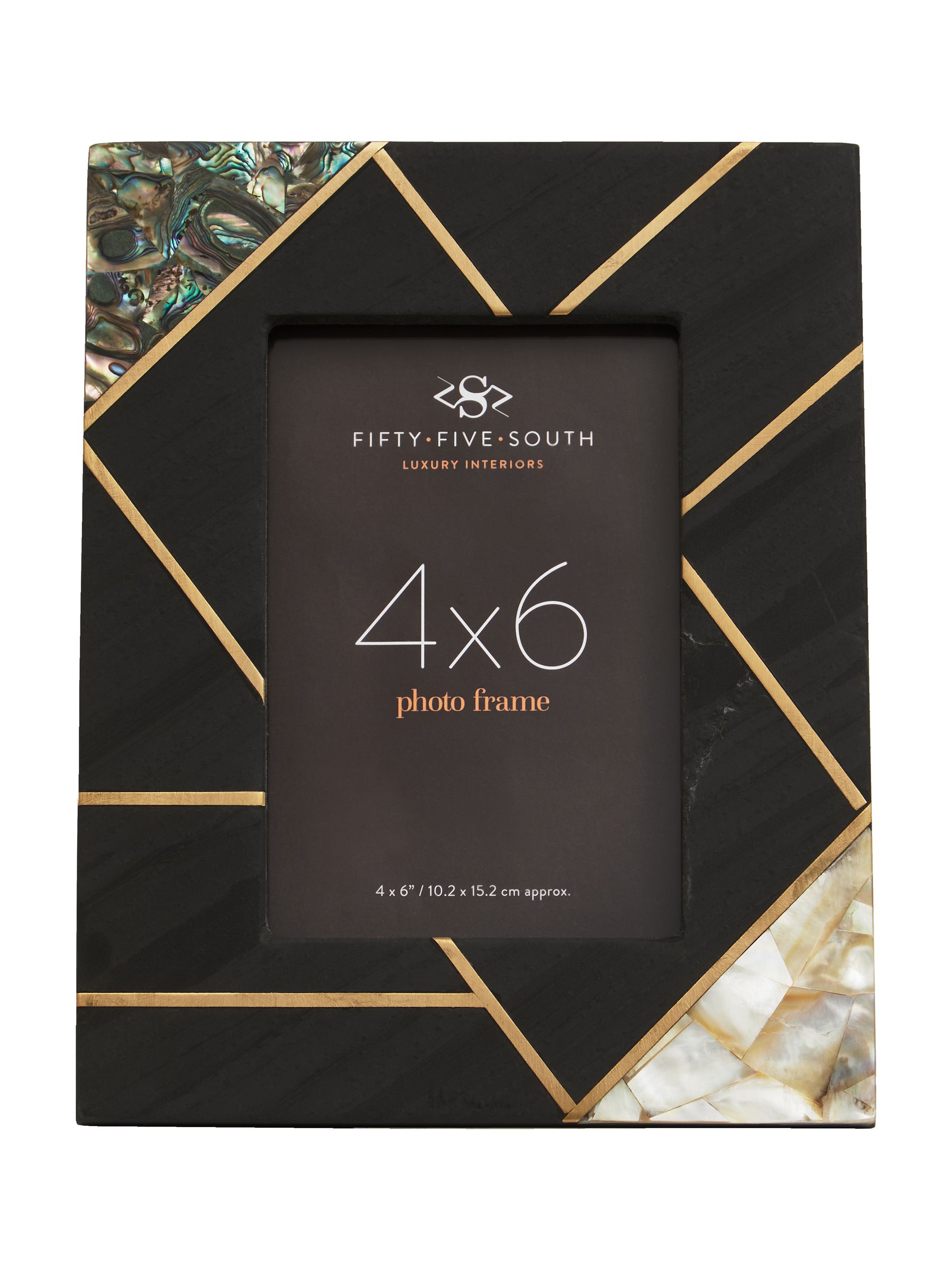 Fifty Five South Oriana Slate Frame with Mother of Pearl Inlays