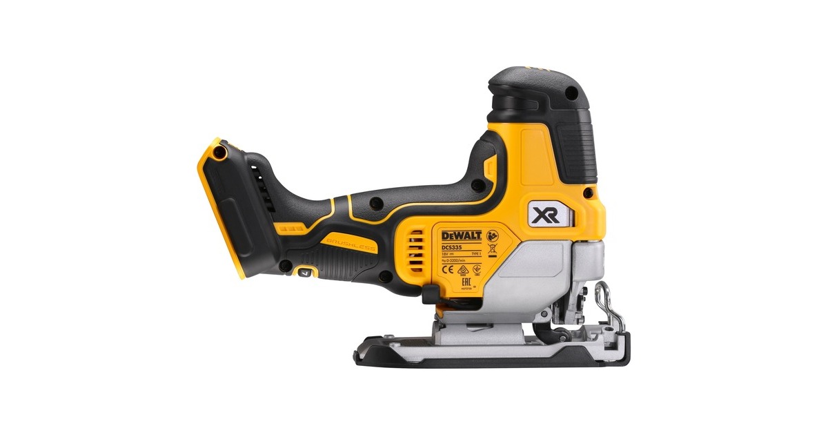 DEWALT18V XR Brushless Body grip accu-decoupeerzaag  (Geel/zwart, Incl. T-STAK Box II, accu en oplader niet inbegrepen)