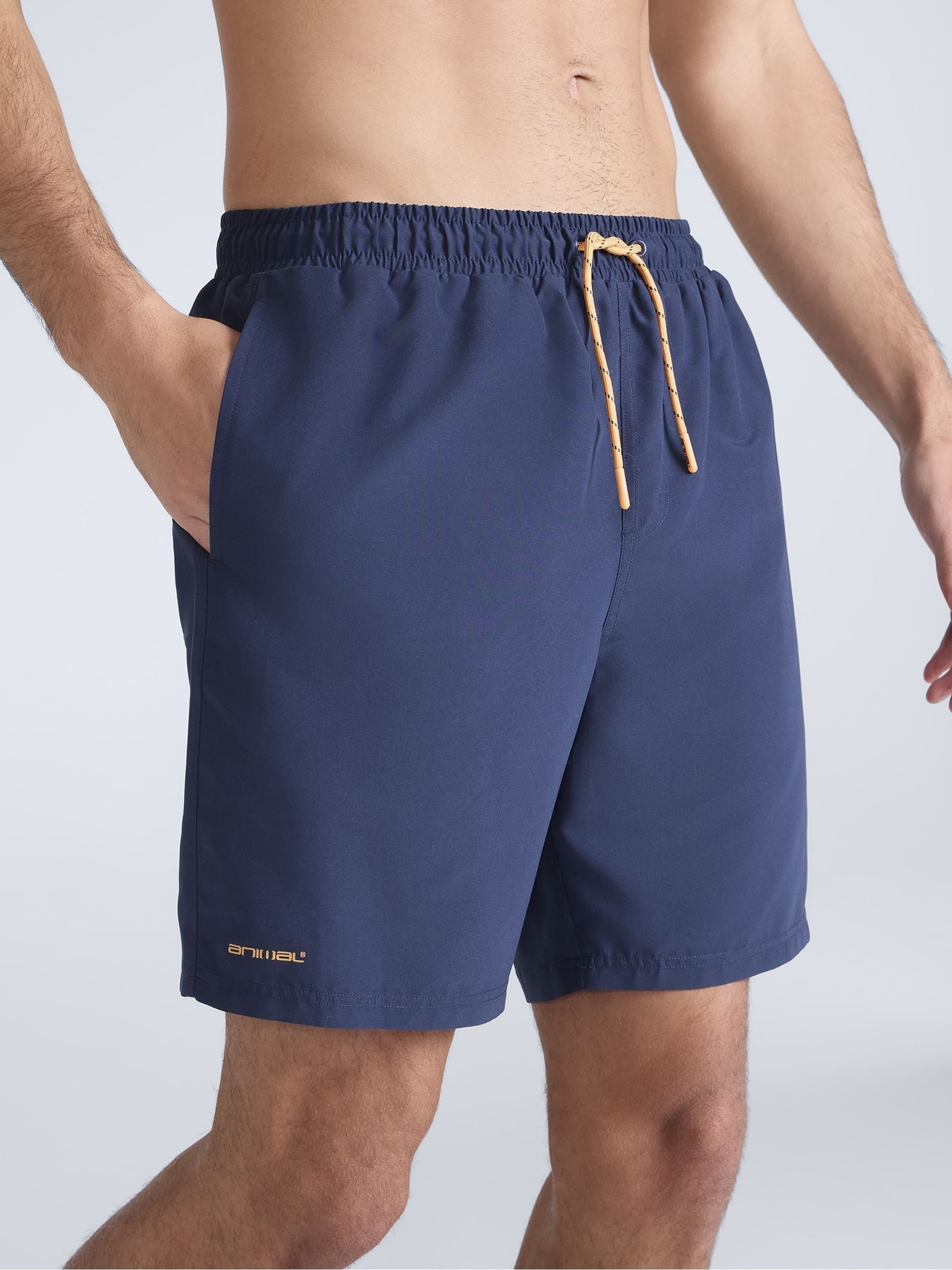 Blauw - Animal Mens Deep Dive Quick Drying Board Shorts