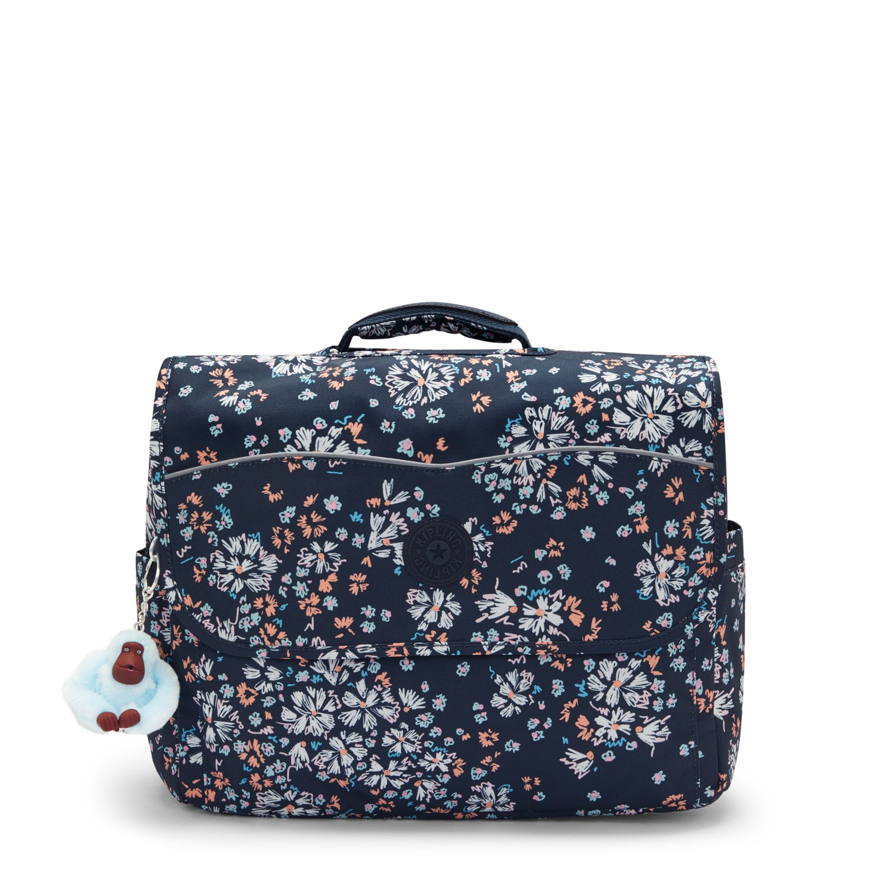 CODIE M  Cartable de taille moyenne avec bretelles rembourrées ajustables - Flower Field