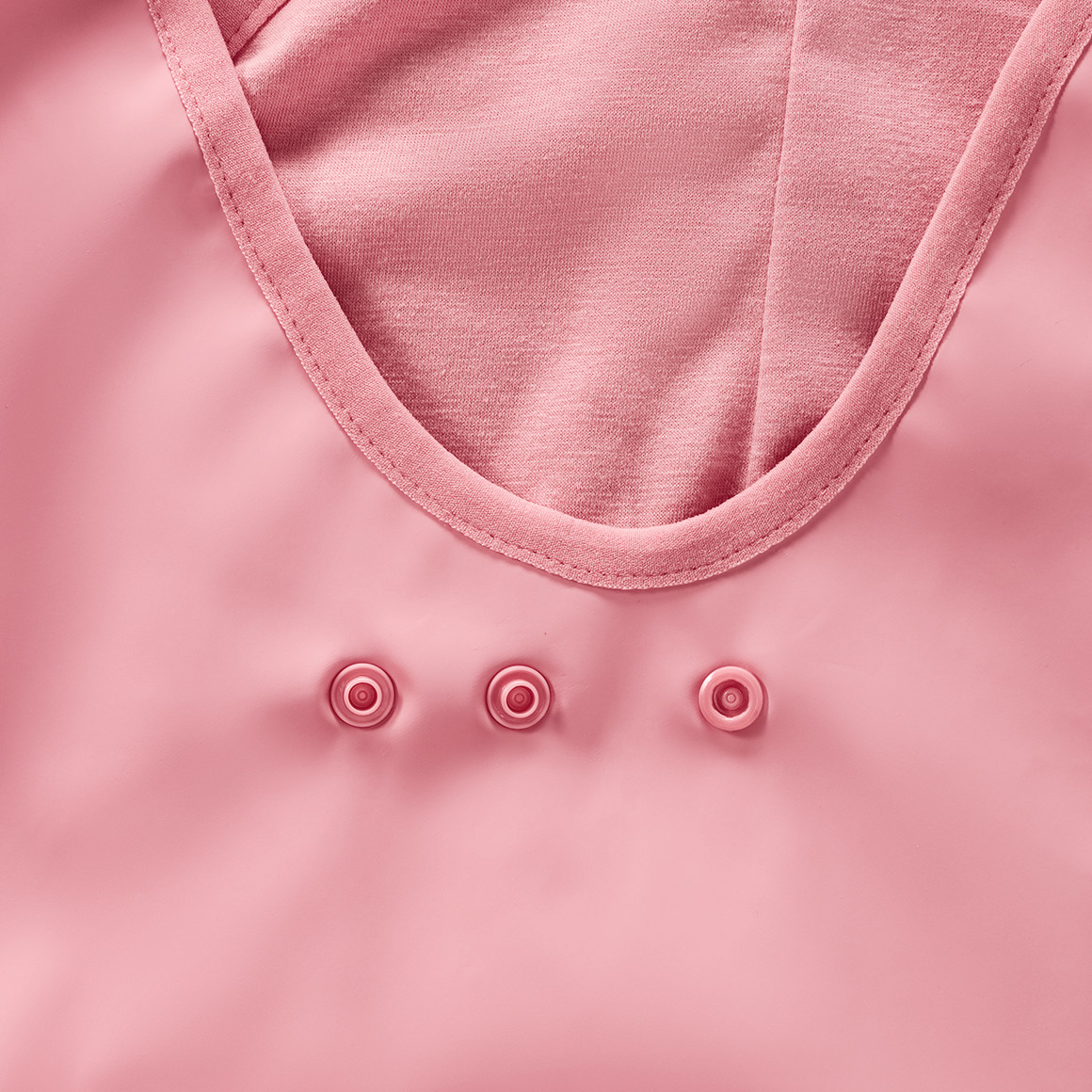 Topomini Baby Regenhose mit elastischen Trägern rosa