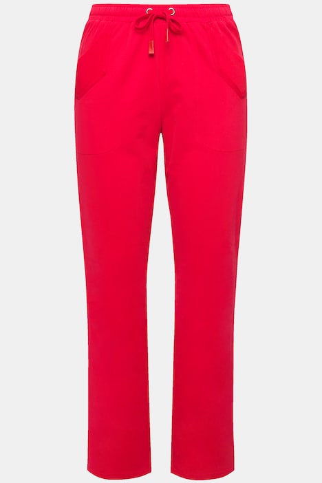 Sweat-Hose Ruby, gerades Bein, Elastikbund, Bindeband