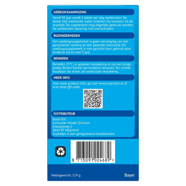Supradyn Vital 50+ multivitamines voor vijftigplussers95 tabletten
