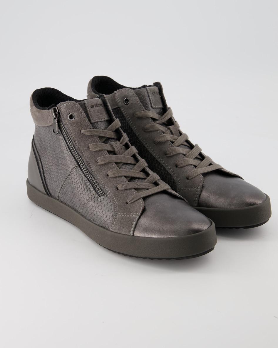 Geox BLOMIEE B - PYT.PR.SYN SUEDE Stiefeletten in Silber