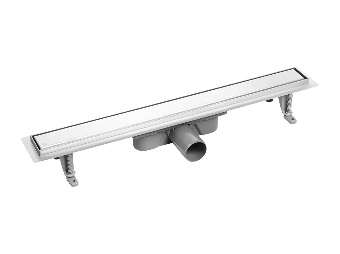 Caniveau de douche BASSO, couleur: inox brossé, longueur:80 cm
