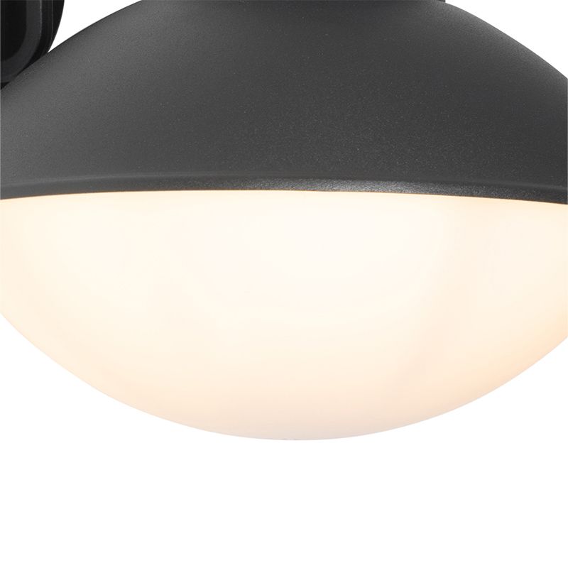 Moderne buiten wandlamp zwart IP44 - Marcel