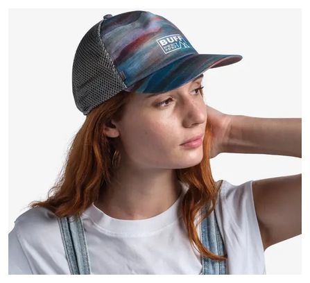 Casquette Unisexe Buff Pack Trucker Gris/Bleu/Rouge