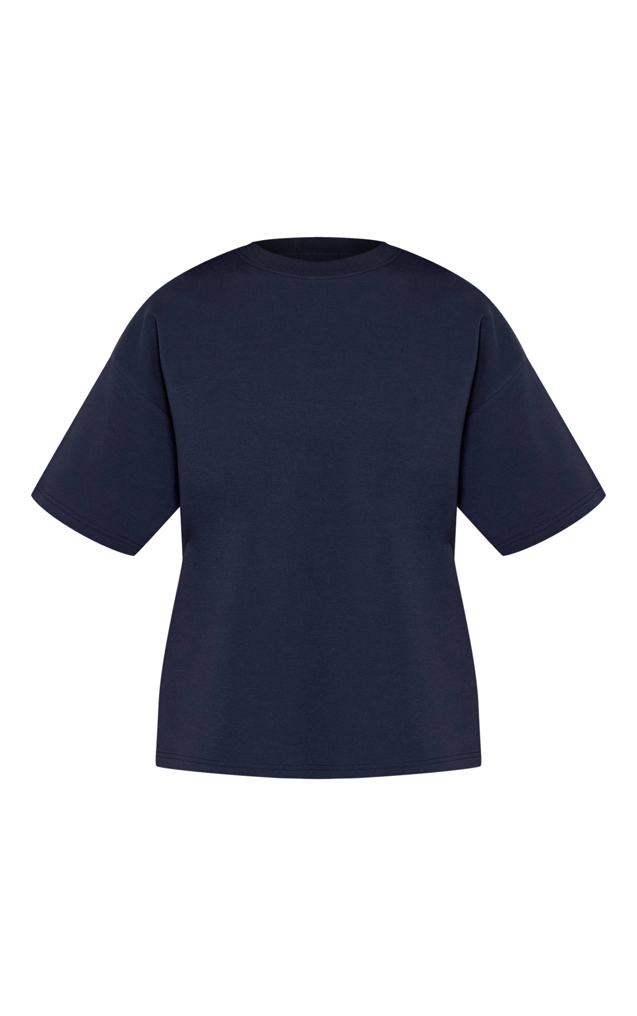 Bleu Marine T-shirt Oversize Boxy Petite