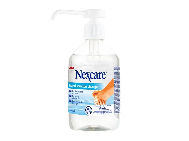 3M Nexcare Desinfektionsgel Hände 500 ml Desinfektionsmittel gegen Viren und Bakterien