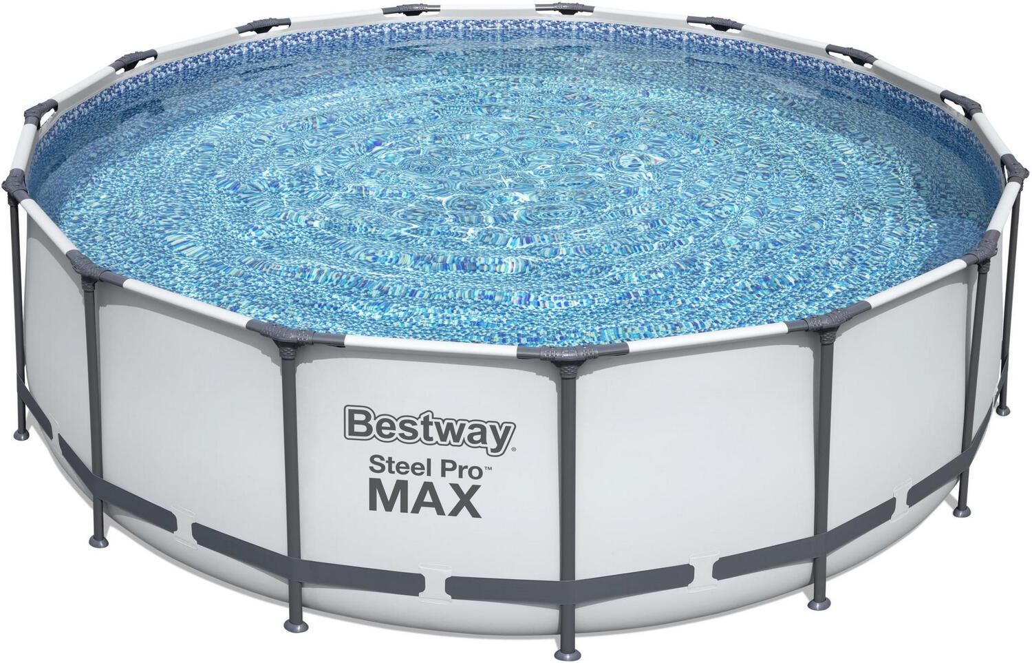 Bestway frame zwembad Steel Pro Max met pomp D 457 H 122 cm