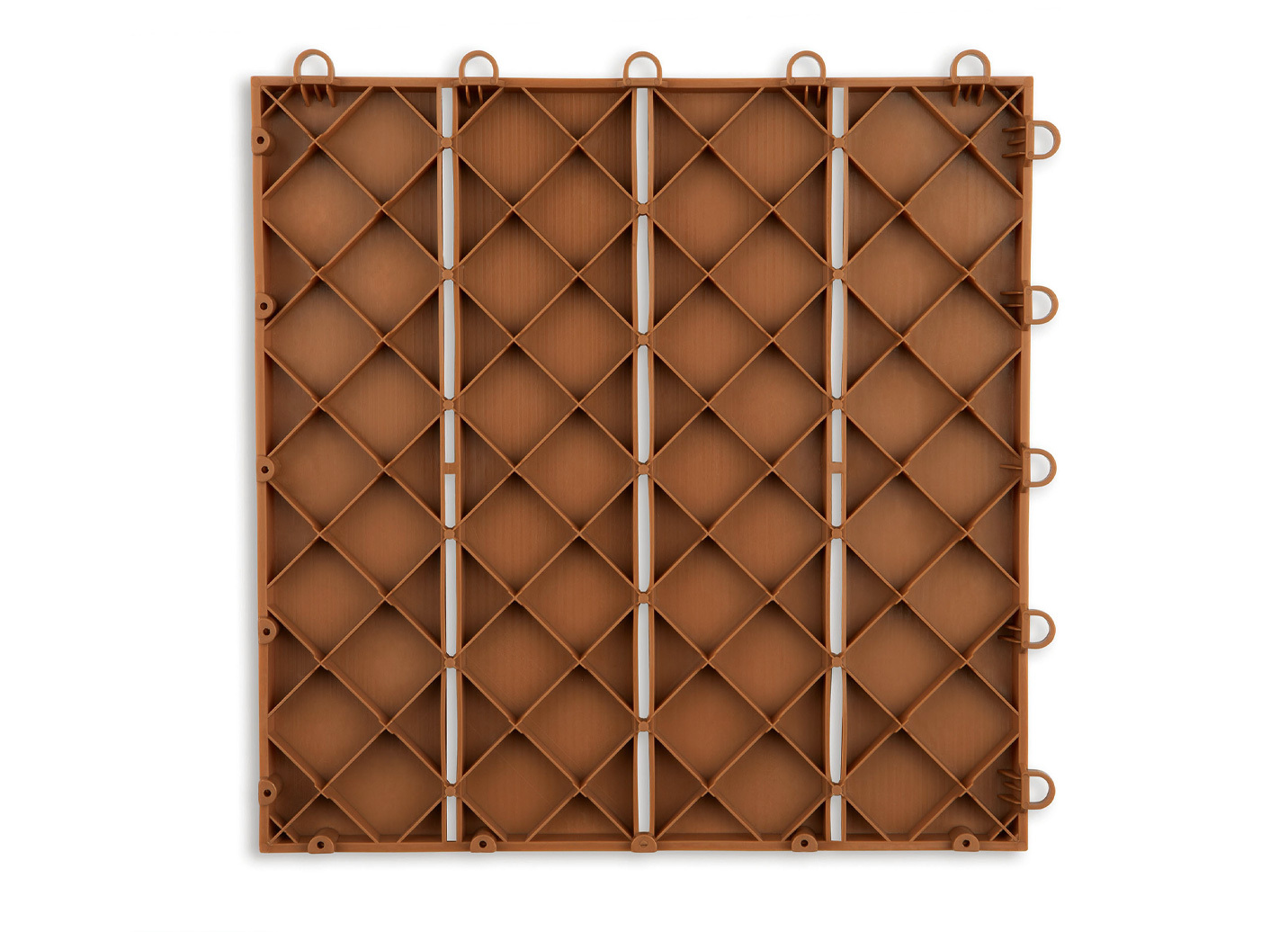 Terrassenplatten, 12er-Set, mit Stecksystem