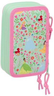 Disney Princess Trippelpennal, Rosa/Turkis