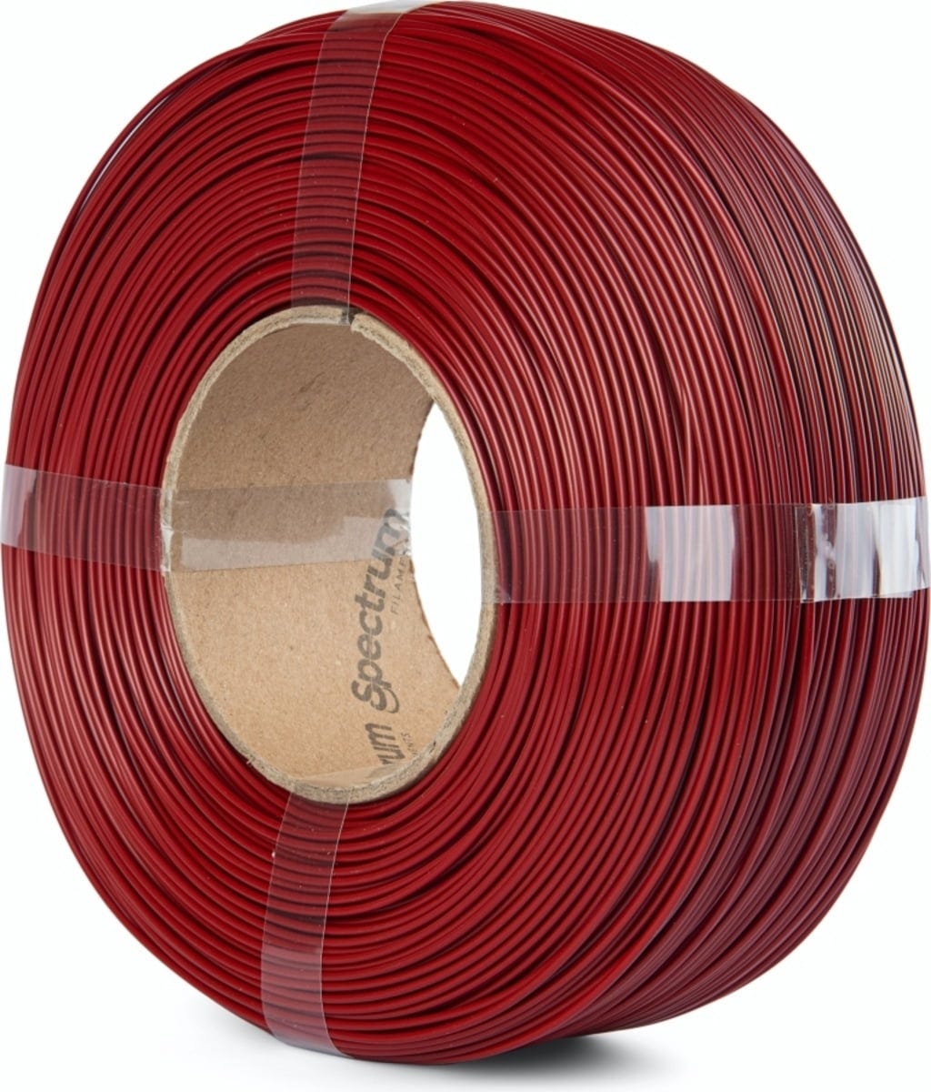 Spectrum  ReFill RPETG Carmine Red, 1,75 mm / 1000 g    Recyceltes PETG Material ohne Spule in Carmine Red