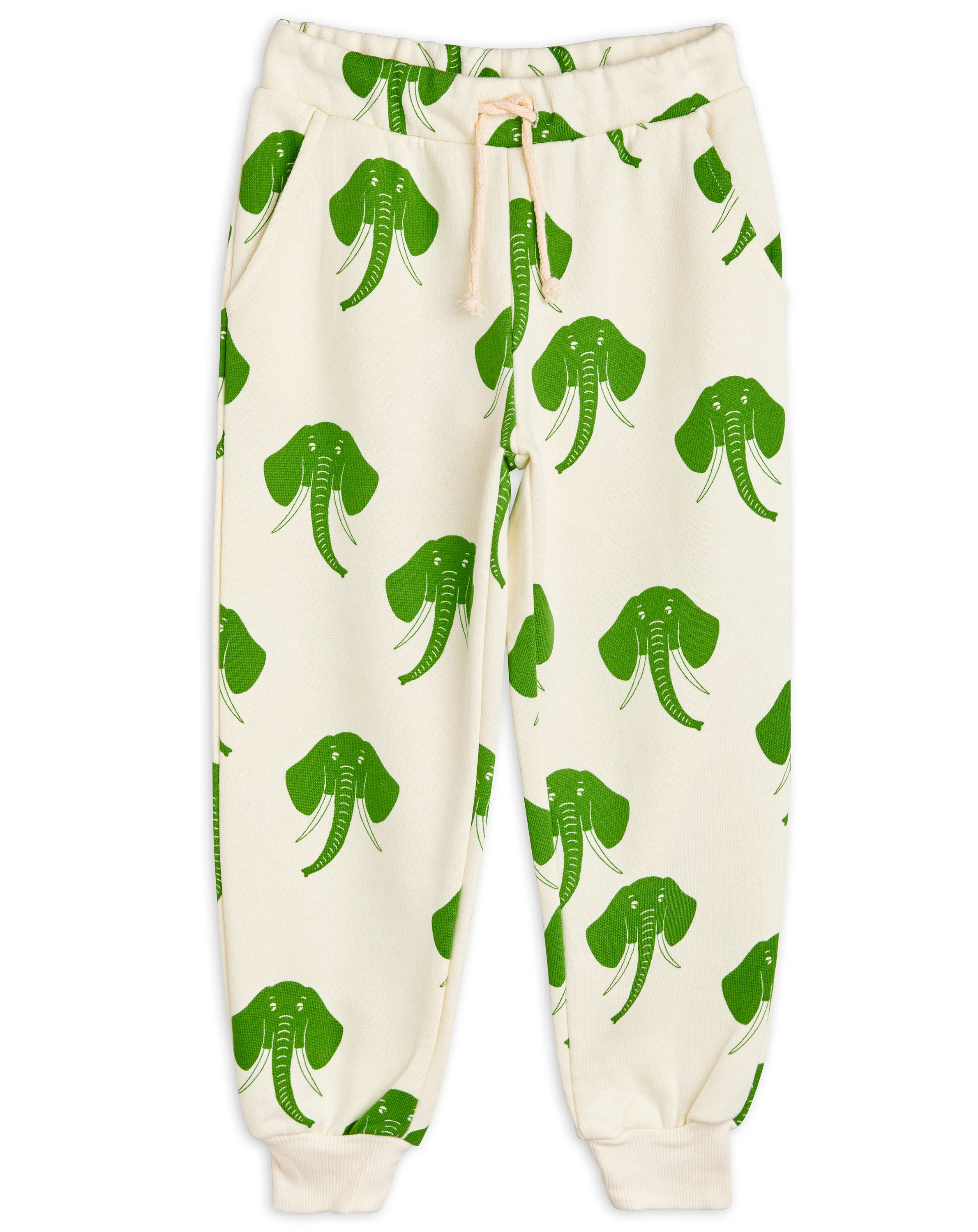 Sweathose ELEPHANT AOP in offwhite