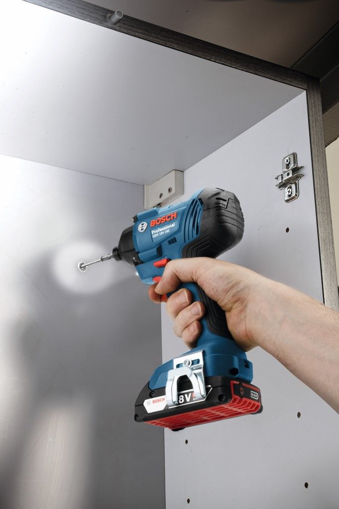 Bosch GDR 18V-160 Accu slagschroevendraaier (2x 2,0 Ah, lader GAL 18 V-40 in L-Boxx) - 06019G5100