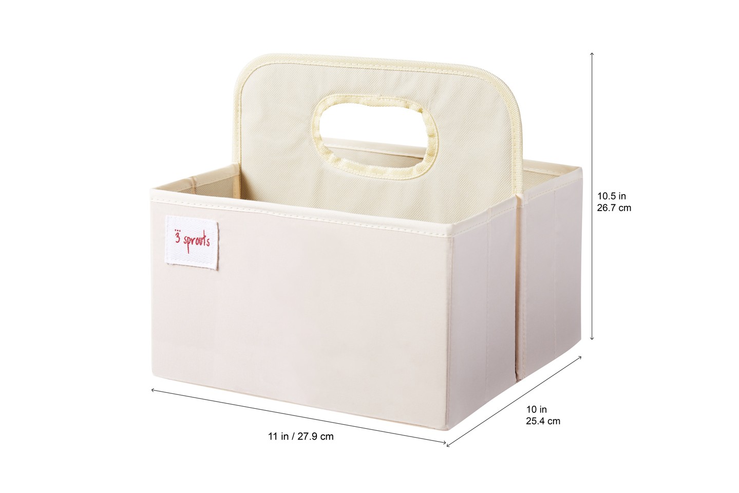 3 Sprouts - Opbevaringskurv - Pink Elephant