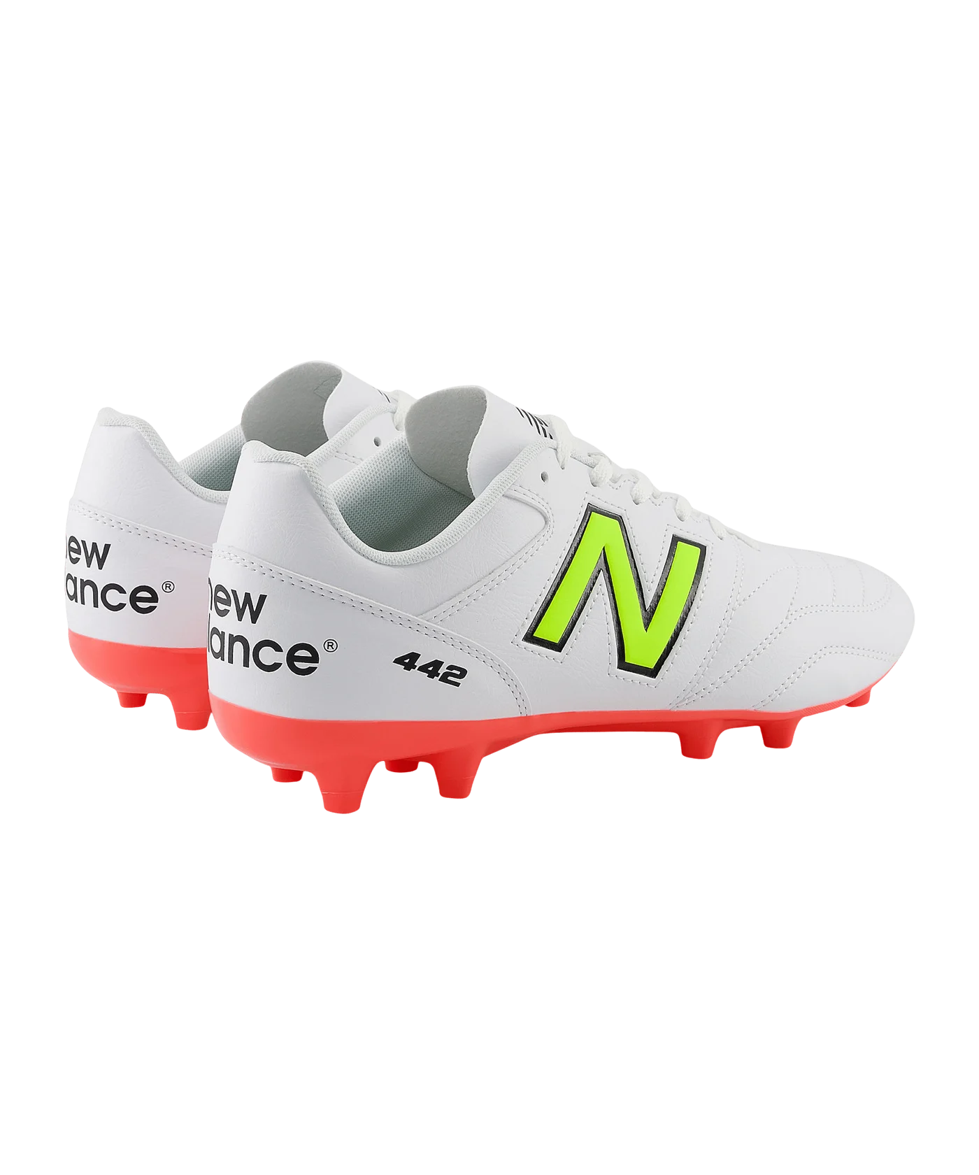 New Balance 442 Academy V2 FG Flash Point Weiss FIB2