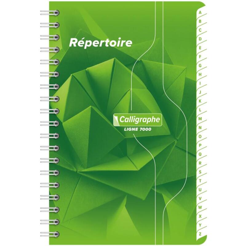 Répertoire reliure intégrale 7000 11x17 cm 100 pages petits carreaux 70 g - Assortis