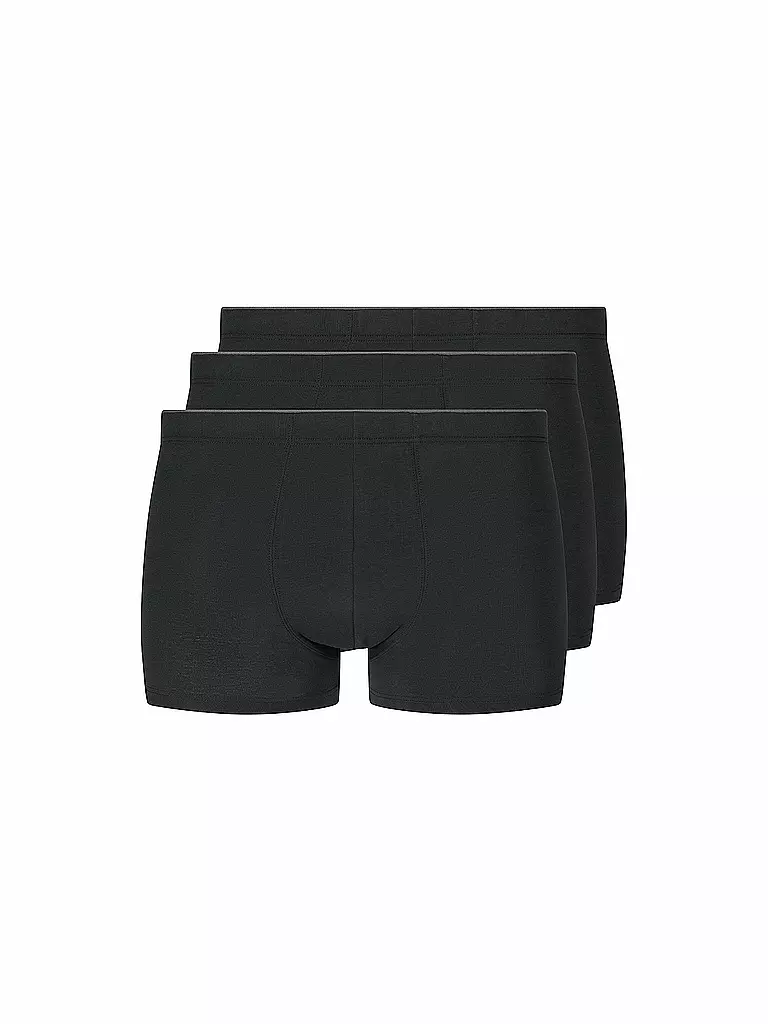 HUBER Pants 3er Pkg Just Comfort black schwarz