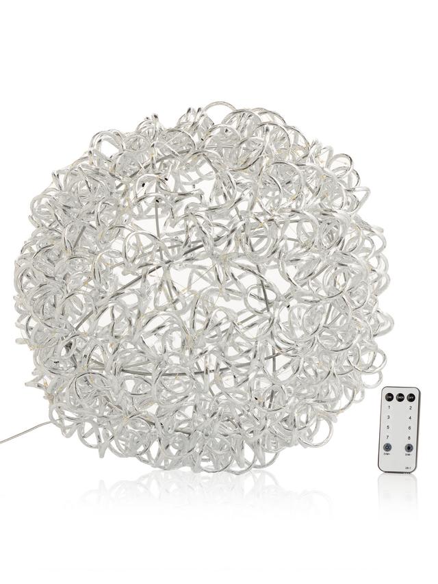 Alukugellampe mit Timer, 200LEDs,outdoor
