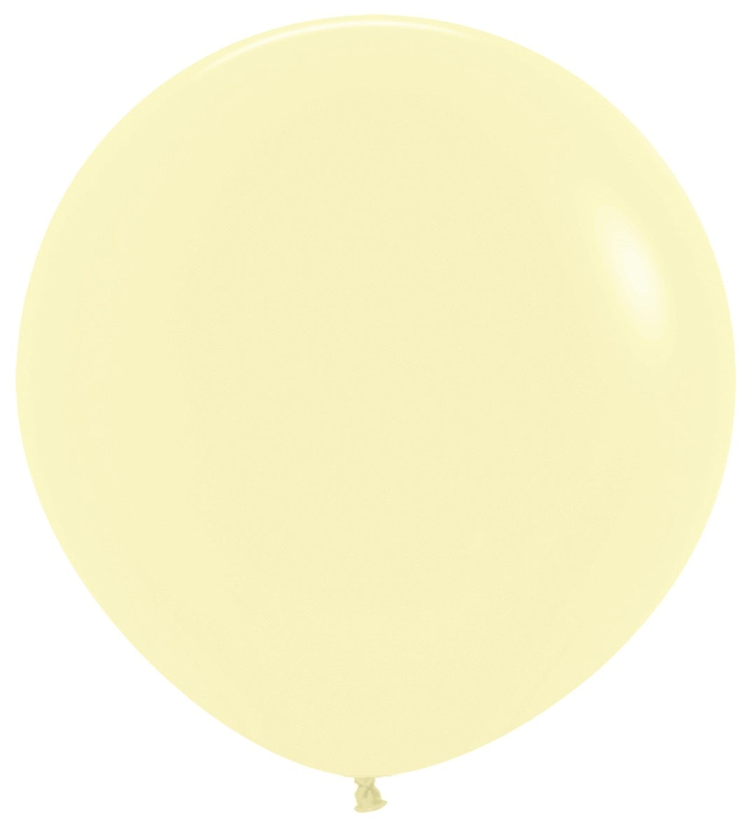 Ballonnen Pastel Matte Yellow 91cm 10st