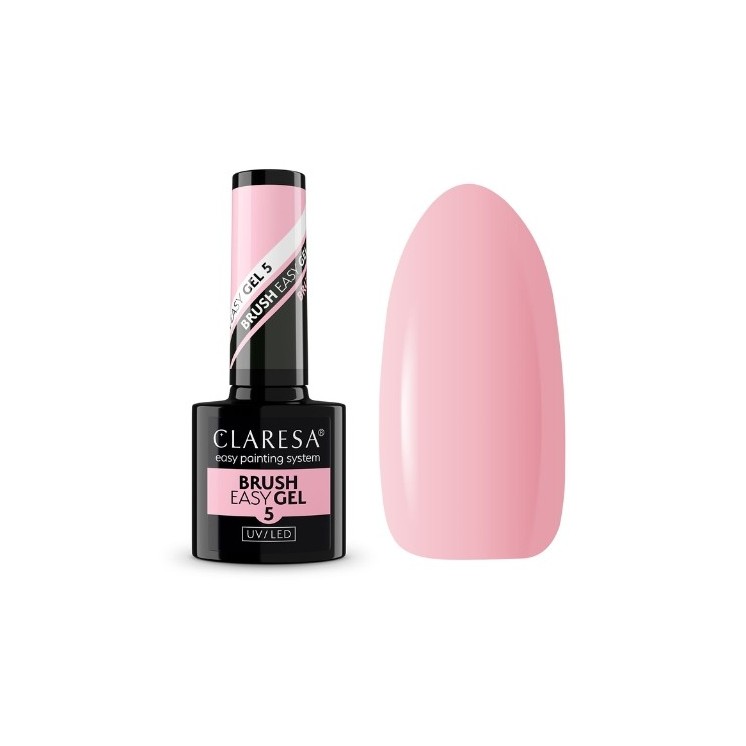 Claresa Brush Easy Gel Gel in der Flasche mit Pinsel Nr. 5 / 5 g