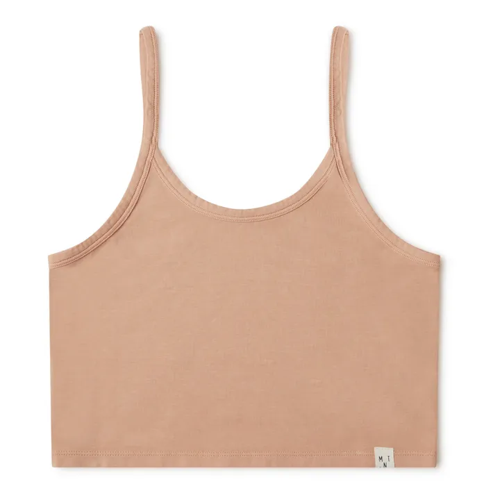 Matona Débardeur Cropped Coton Bio - Collection Femme  | Terracotta
