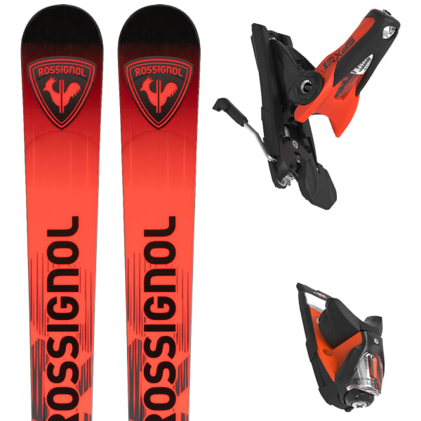 Pack ski ROSSIGNOL HERO ATHLETE GS 185 R22 + SPX12 ROCKERACE GW RED