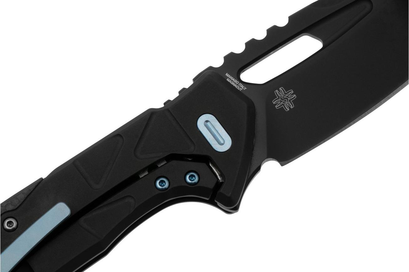 Fox Chronos FX-552-AL PVD Magnacut, Black PVD Aluminium, zakmes, Stefan Merk design