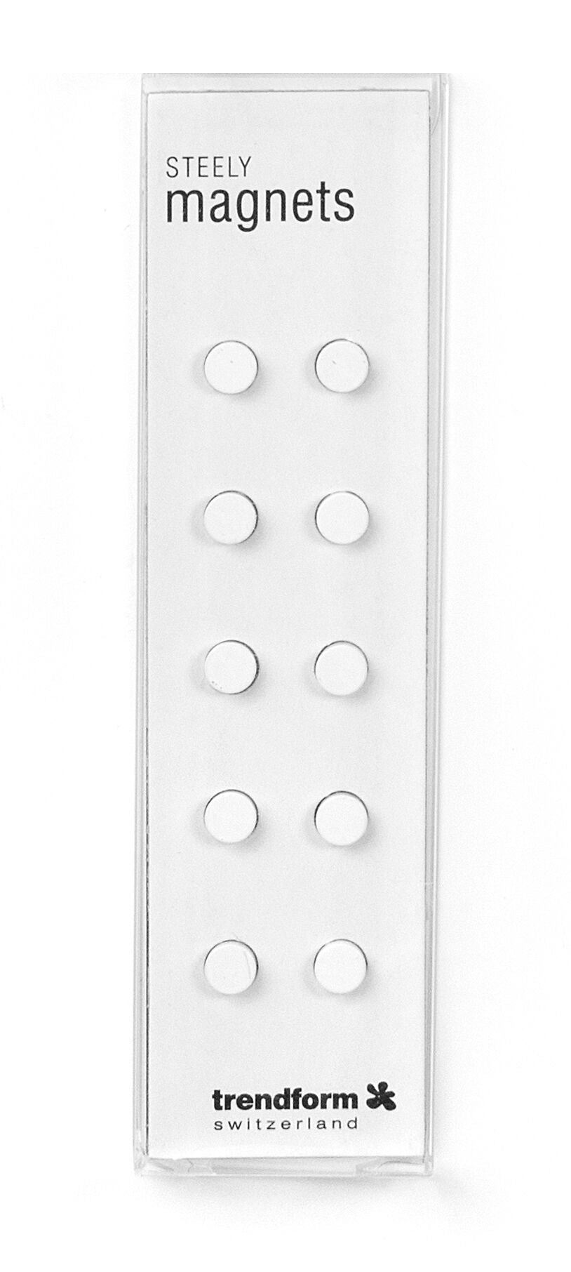 STEELY WHITE Magnet - Weiss / H: 0.3 cm