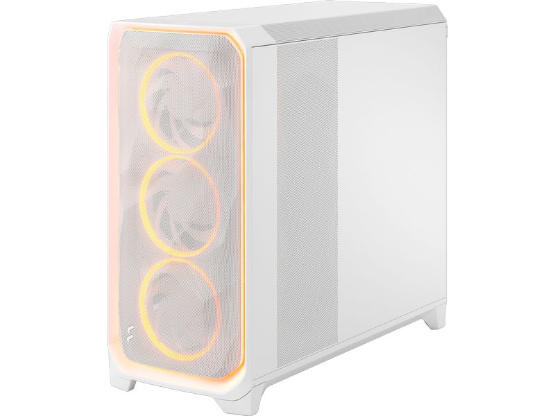Fractal Design PC-Gehäuse Meshify 3 XL Ambience Pro RGB Whi Midi-Tower mit Sichtfenster