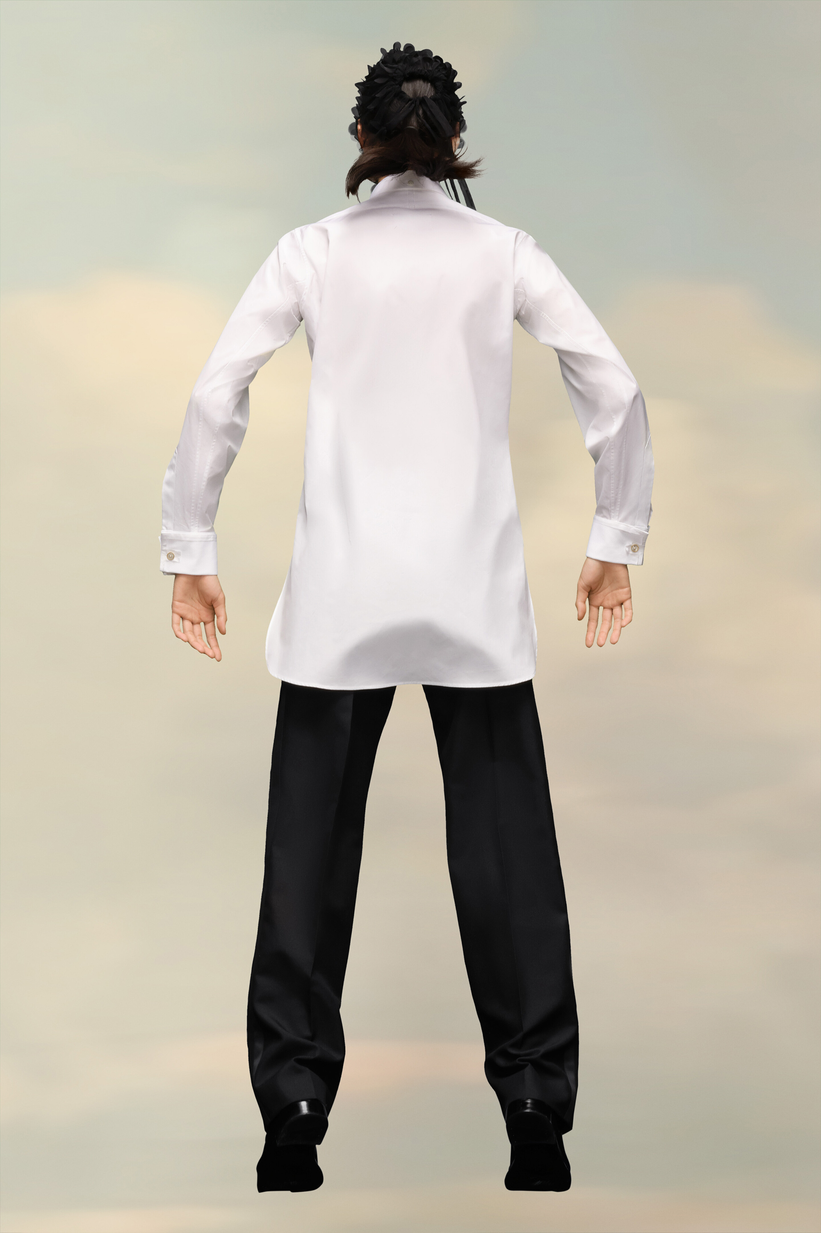 Chemise en popeline de coton