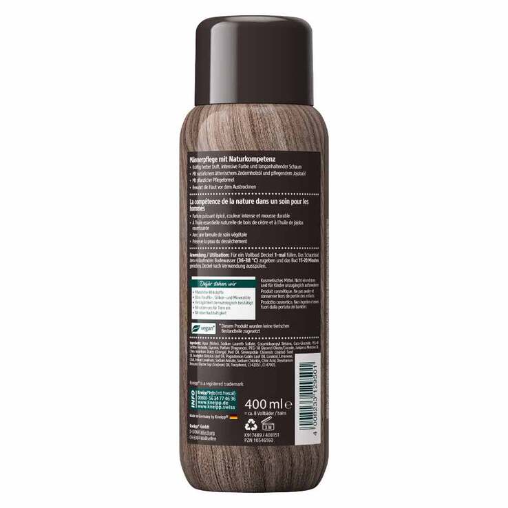 Kneipp Aroma Pflegeschaumbad Männersache, 400 ml