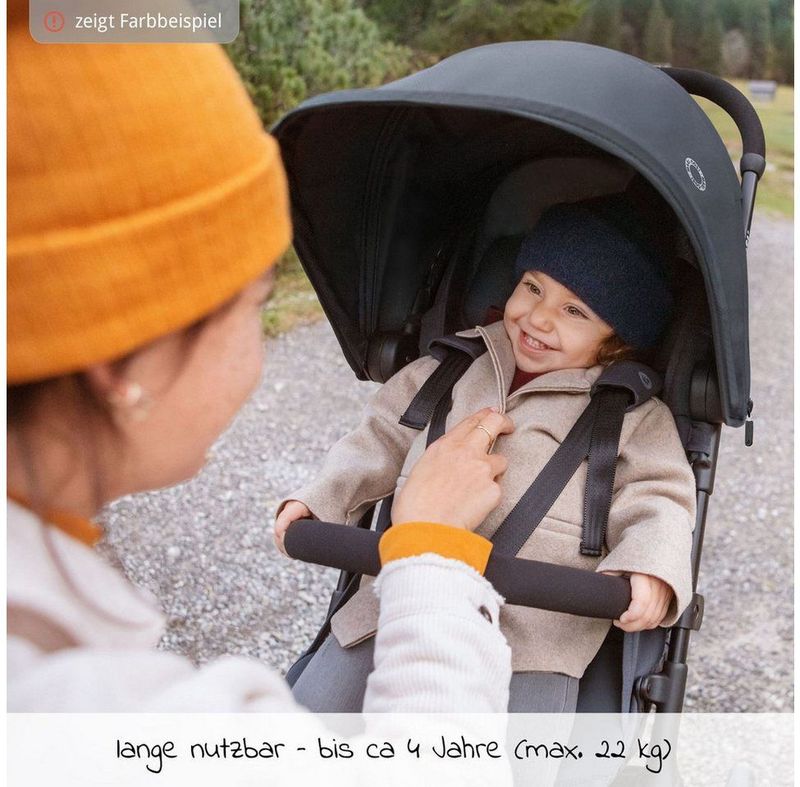 Lara² - Kinderwagen - Compact - Licht - Geschikt voor Pasgeborenen tot 4 Jaar