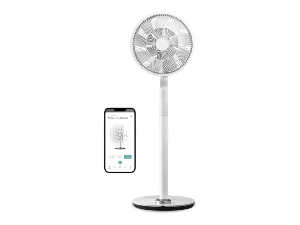 Duux Whisper Flex Ultimate - Køleventilator - gulvstående, på bord - 34 cm - hvid