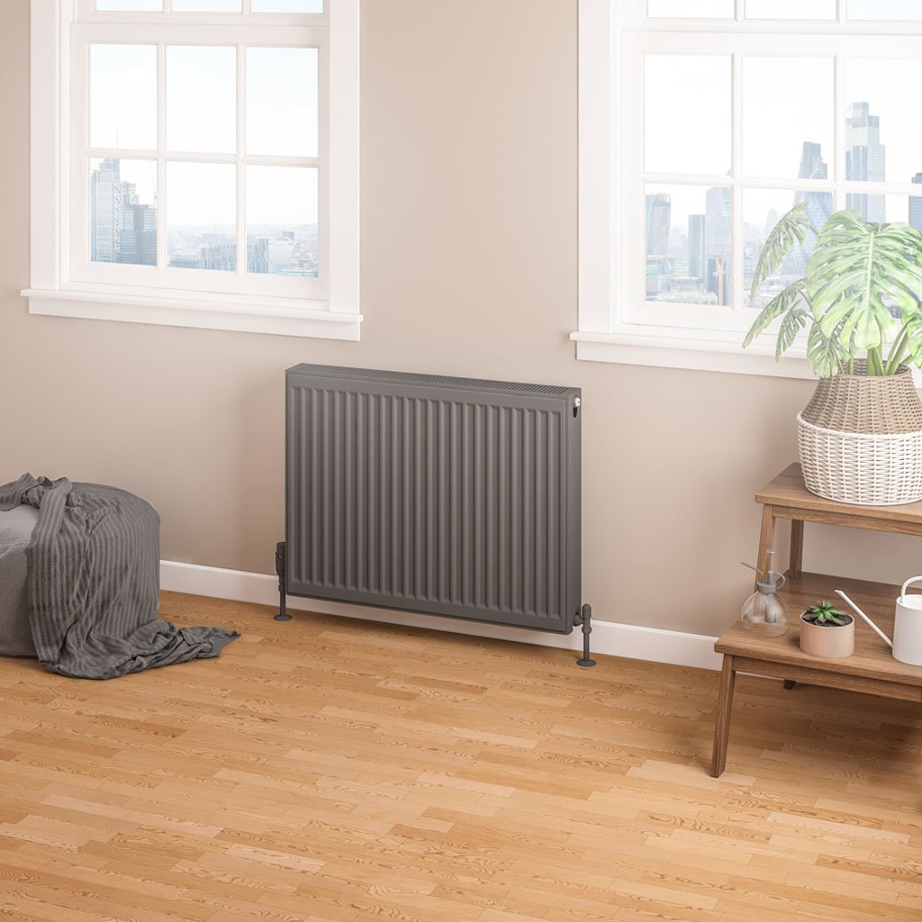 Eastbrook Type 22 paneelradiator 80x60cm 1660W antraciet