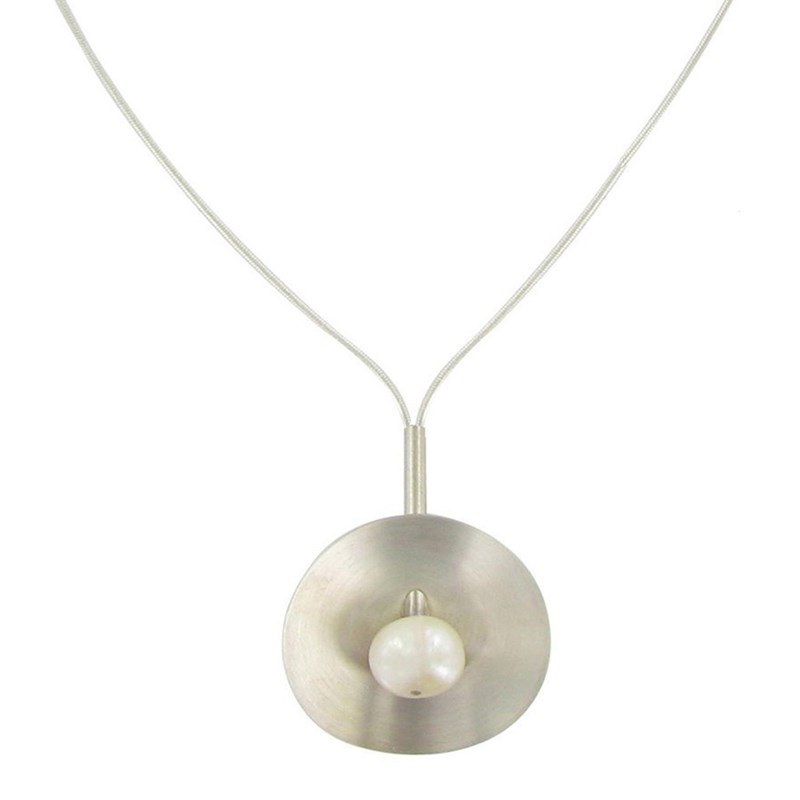 Collier Argent Nénuphar Perle de Culture 8-9mm - Classics